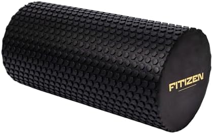 Fitizen Foam Roller – Muscle Massage Rehab Stiff Back Pain Physical Therapy Deep Tissue Firm Exercise Equipment Home Gym Stress Yoga Pilates for The Fit Citizen by FitNation by FITNATION