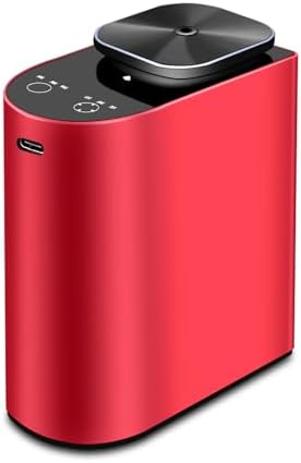 Waterless Essential Oil Diffuser，4000 mAh Large Battery, max 120ml Capacity, Suitable for Hotels, Large Rooms, Offices, bedrooms，Aluminum Alloy Desktop Scent Diffuser (red) by GMSYSW