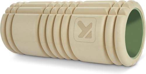 TRIGGERPOINT Performance Therapy Grid Patented Multi-Density Foam Massage Roller (30% Renewable Materials) Exercise,Deep Tissue Muscle-Muscle Pain&Tightness,Improves Circulation (13"),Tan (Pack of 6) by TriggerPointPerformance