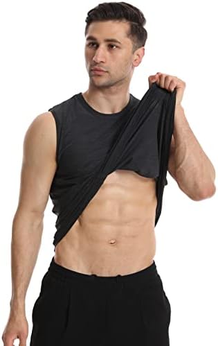 Men’s BIG and TALL 2 Pack Active Gym Sleeveless Shirts Muscle Tank Top - Image 3