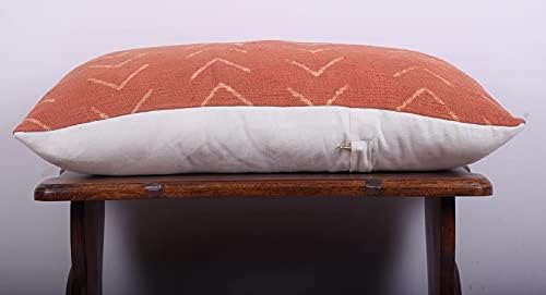 Trade Star 100% Cotton Lumbar Modern Rustic Sofa Decoration Cover Handloomed Cushion Cover Boho Pillow Cases Throw Pillow Cover (Rust Phoenix 12X24 INCHES) - Image 3