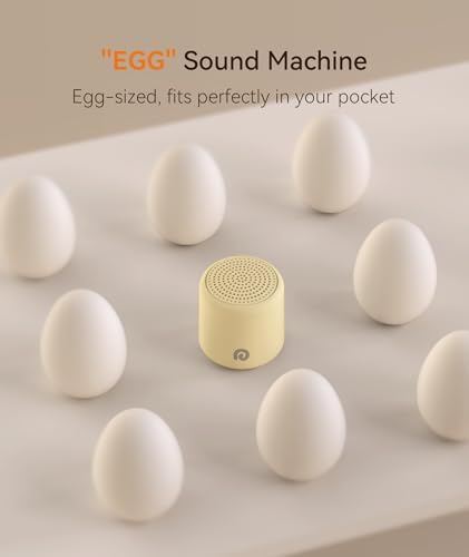 Dreamegg Travel White Noise Machine - Portable Sound Machine for Baby Adults, Travel Sound Machine for Sleep, 16 Nature Sound, Timer, White Noise Machine for Sleeping Gift, Butter - Image 2