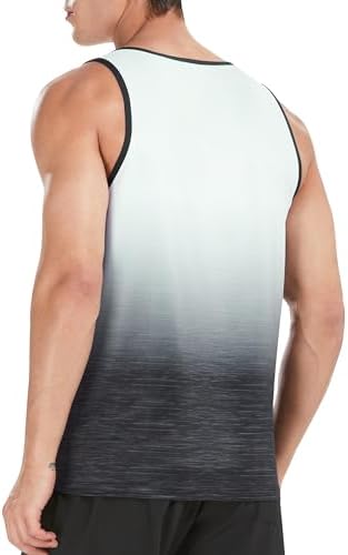 EZRUN Men's Quick Dry Workout Tank Top UPF 50+ Sweat-Wicking Gym Shirt - Image 3