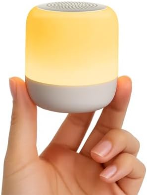 Babelio Pocket Glow White Noise Machine for Travel, 9-Color Light by BABELIO