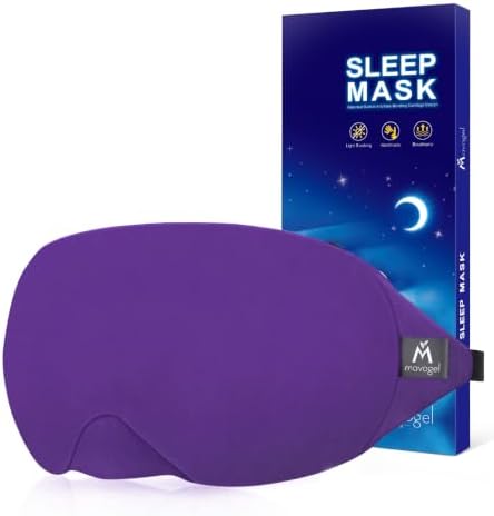 Mavogel Cotton Sleep Eye Mask, Breathable Light Blocking Sleep Mask by Mavogel