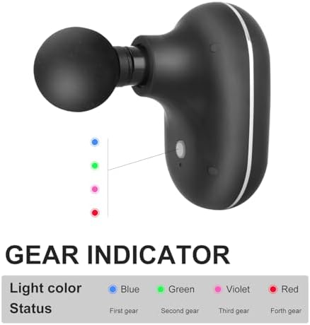 Neck Massage, Mini Massage Gun, Compact Sports Massager, Percussion Deep Tissues Muscle Massager, Portable Handheld Massager for Office, Home,Salon, Travel, Gift - Image 4