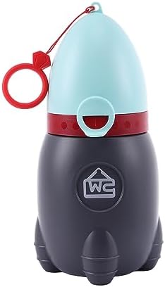 Portable Potty for Kids – Leak-Proof Rocket Travel Urinal for Boys & Girls, Lightweight Road Trip Essential for Car, Camping, Potty Training, Easy-Clean Reusable Pot(Quiet Blue) by DIJIAMEIYA