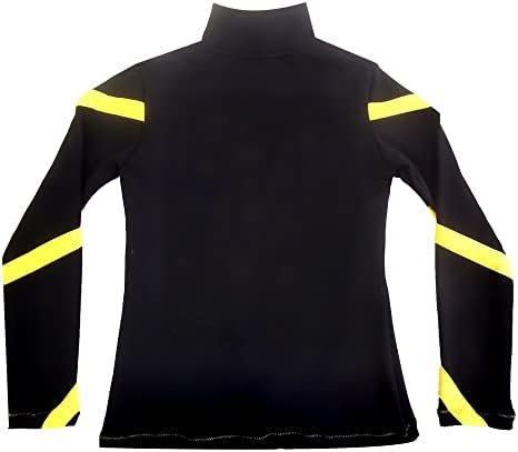 LIUHUO Girls Ice Skating Jackets Women Stripes Training Practice Figure Skating Tops Costs Fleece - Image 3