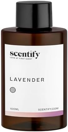 Scentify Lavender Musk Aroma Oil Refill Scent for Oil Diffusers - Bergamot, Vanilla, Cedarwood Scents - Luxurious Relaxing Aromatherapy Diffuser Fragrance 100ml, 3.38 oz - Image 2