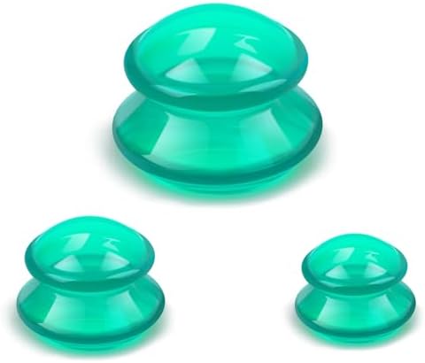 Silicone Cupping Therapy Sets (Set of 3), Cupping Kit for Massage Therapy by Unknown