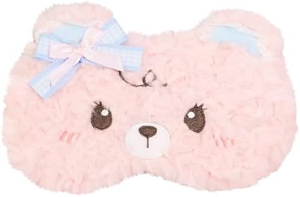 PERFECTSIGHT Sleep Eye Masks, Cute Sleep Eye Cover Lightweight Adjustable Eyeshade Mask Cover for Women Men Sleep Travel Nap, Lace Bear by PERFECTSIGHT
