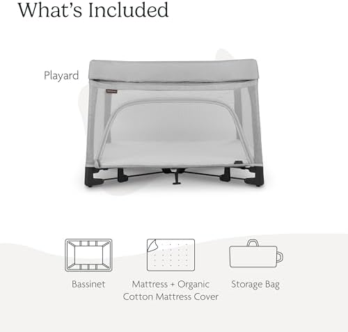 UPPAbaby Remi 3-in-1 Portable Playard, Bassinet & Travel Crib - Stella - Image 2