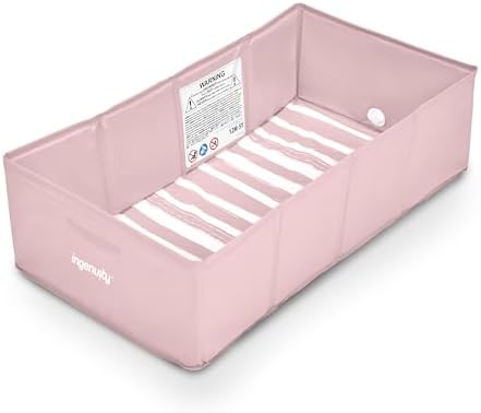 Ingenuity Tuckaway Toddler Folding Tub, Converts Shower to Tub, Folds to Store, Easy to Clean, No Assembly Required, Portable Baby Bathtub for Travel, 12M-5Y, Pink - Image 4
