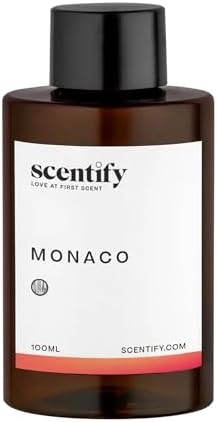Scentify Monaco Aroma Oil Refill Scent for Oil Diffusers - Saffron, Jasmine, Amber, Cedar Scents - Luxurious Relaxing Aromatherapy Diffuser Fragrance 100ml, 3.38 oz - Image 2
