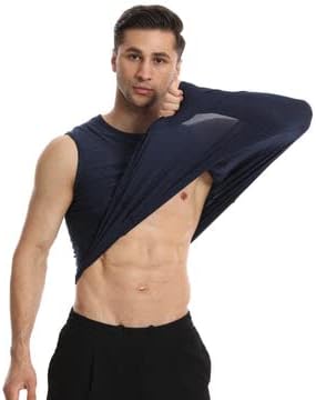 Men’s BIG and TALL 2 Pack Active Gym Sleeveless Shirts Muscle Tank Top - Image 6