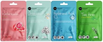 Celavi K-Beauty Skincare Essence Facial Face Mask Korea Skin Care Moisturizing C Set 12 Pack - Image 2