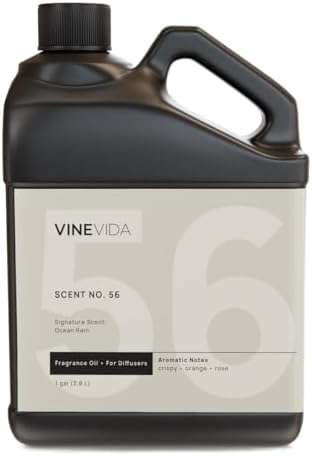 VINEVIDA [128 Fl Oz] Ocean Rain Fragrance Oil for Cold Air Diffusers, Essential Oils for Diffuser Oil Refill & Air Freshener Room Spray by VINEVIDA