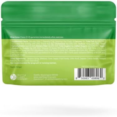 SGC Recover Post-Workout Gummies, Apple Ginger, 12-Pack - Image 2