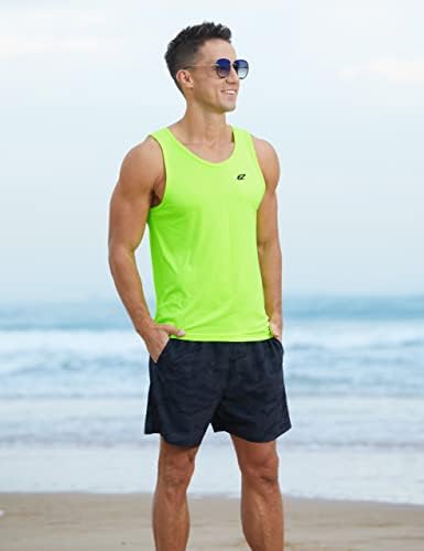 EZRUN Men's Quick Dry Workout Tank Top UPF 50+ Sweat-Wicking Gym Shirt - Image 3