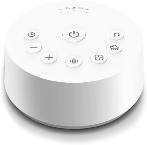 Color Noise Sound Machines Sleep White Noise Machine with 25 Soothing Sounds 32 Volume Levels 5 Timers and 4 Sound Categories and Memory Function for Kids Adults and Home by ColorNoise