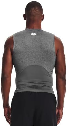 Under Armour Men's HeatGear Compression Sleeveless T-Shirt - Image 2