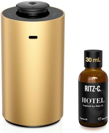 Airversa ANX Waterless Essential Oil Diffuser Starter Kit, Gold by Airversa
