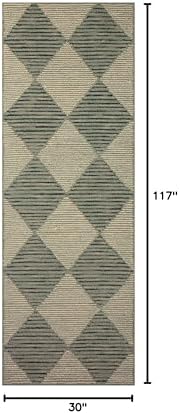 Loloi Chris Loves Julia Francis Spa/Granite 2'-6" x 9'-9" Runner Rug - Image 2
