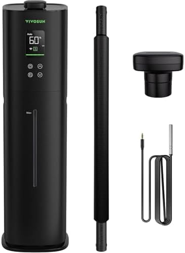 VIVOSUN AeroStream H09 Intelligent Wi-Fi Humidifier, 2.38 Gal / 9 L Humidifier with Temp & Humidity Probe, Smart Remote Control, Designed for Growers by Unknown