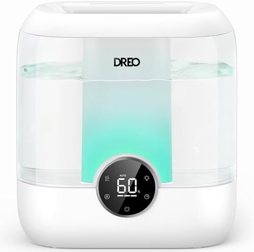 DREO 6L Humidifiers for Bedroom, 60H Runtime, 28 dB Quiet, HM524 by Unknown