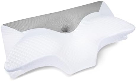 HOMCA Cervical Pillow, Ergonomic Memory Foam Neck Pillow for Pain Relief by HOMCA