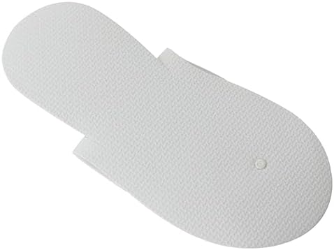 ForPro Professional Collection Comfy Pedi Slippers, Disposable Foam Pedicure Slippers for Nail Salons and Spas, Individually-Wrapped, 12-Pair - Image 3