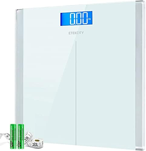 Etekcity Digital Electric Bathroom Scale for Body Weight, 400 lbs, White by Etekcity
