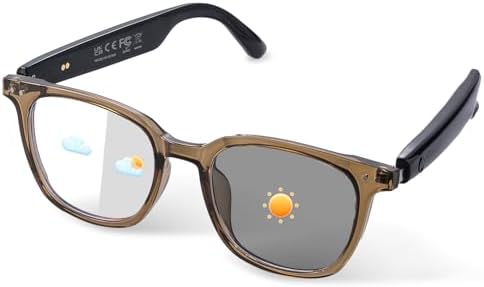 Bluetooth Smart Glasses with Photochromic Lenses & Open-Ear Audio by Padom