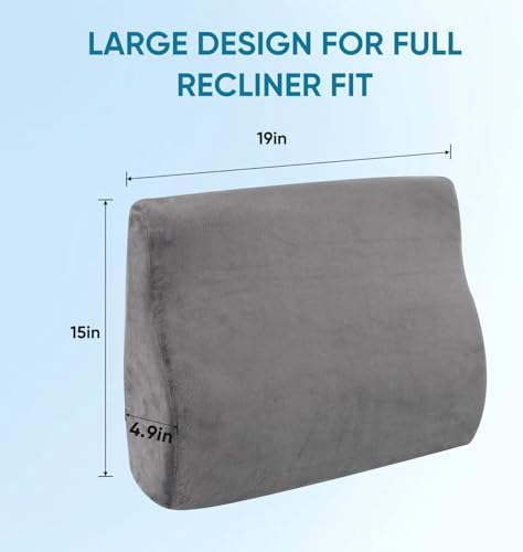 Lumbar Support Pillow for Recliner and Couch, Ergonomic Back Support Pillow - Image 5