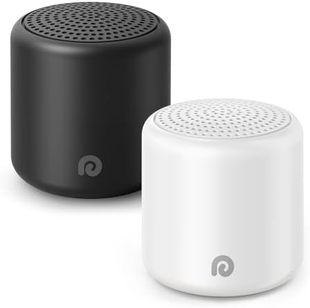 Dreamegg Sound Machine - Portable Sound Machine for Baby%Adults, 16 Soothing Sounds, Timer, Travel Mini White Noise Sound Machine for On-The-go Home Baby Shower Registry Gift, 2 Pack, White&Black by Dreamegg