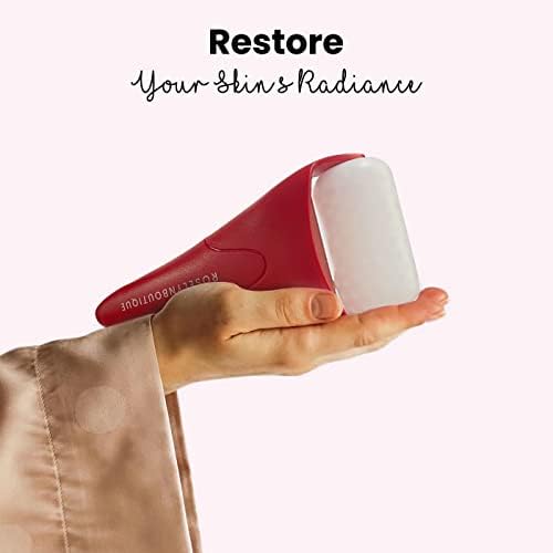 ROSELYNBOUTIQUE Ice Roller for Face Wrinkles Fine Lines Puffiness Stick Massager Facial Skin Care Tools Self Care Gifts for Men Women (Red) - Image 2