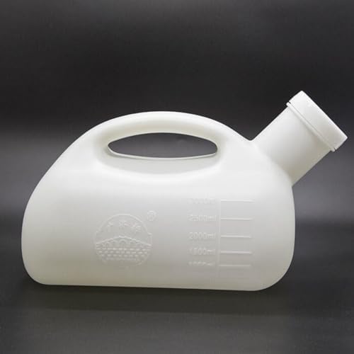 3000ML Large Male Urinal,YUMSUM Portable Mens Potty Pee Bottle Collector Travel Toilet (White) - Image 4