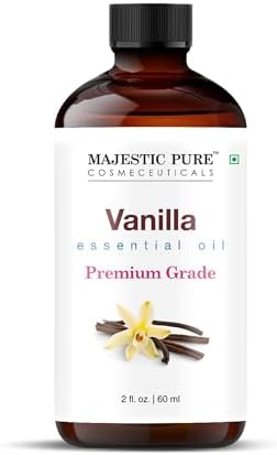 Majestic Pure Vanilla Essential Oil for Diffuser - 2 Fl Oz by BeautyandPersonalCare
