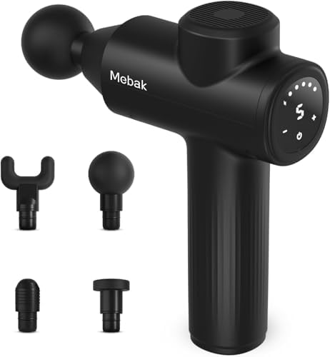 Mebak 7 Deep Tissue Massage Gun, Percussion Massager 5 Speeds Pain Relief by MuscleRelaxationMassageGun