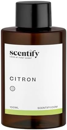 Scentify Citron Aroma Oil Refill Scent for Oil Diffusers - Lemon, Jasmine, Musk, Woods Scents - Luxurious Relaxing Aromatherapy Diffuser Fragrance 100ml, 3.38 oz - Image 2