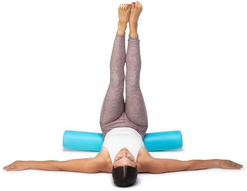 OPTP PRO-Roller Super Soft Density Foam Roller – Round, Light Blue, 36"x 6" - Image 5