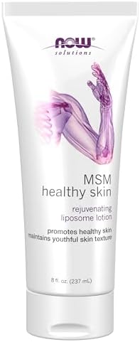 NOW Solutions, MSM Healthy Skin Liposome Lotion, Rejuvenating, 8 fl. oz by NOW