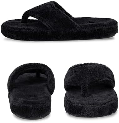 Acorn Women's Spa Thong Slippers with Cloud Contour Comfort - Arch Support and Plush Fluffy Terry Lining, Perfect for Beach, Camping, Poolside, or Bathroom Wear - Image 5