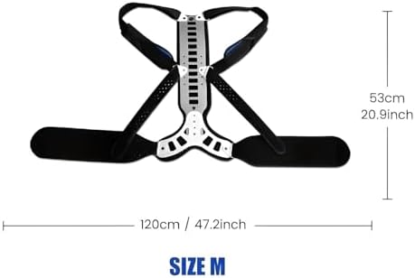 Adjustable Spine Posture Corrector for Back Support,2026 New Full Scoliosis Back Brace Posture Corrector for Kyphosis and Vertebral Compression Fracture Men and Women (Blue, Medium) - Image 6