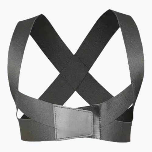 1Pcs Posture Corrector with Shaped Biomechanical Design Comfort Fit Back Brace Corrects Hunchback Adjustable Shoulder Straightener Full Size Mid Spine Support Neck Upper Pain Relief(Black) (Medium) - Image 7