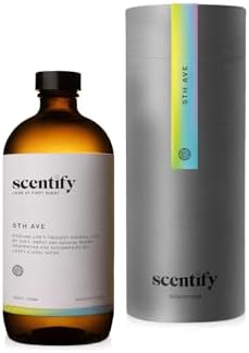 Scentify 5th Ave Aroma Oil Refill Scent for Oil Diffusers - Bergamot, Floral, Gardenia Scents - Luxurious Relaxing Aromatherapy Diffuser Fragrance 470ml, 16 oz by Scentify