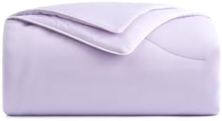 Cozy Bliss Cooling Comforter Twin Size, Reversible Lightweight Cooling Blankets for Hot Sleepers and Night Sweats, Q-Max>0.45 Soft Breathable Silky Smooth Summer Comforter, Lavender Purple, 68"x90" - Image 2