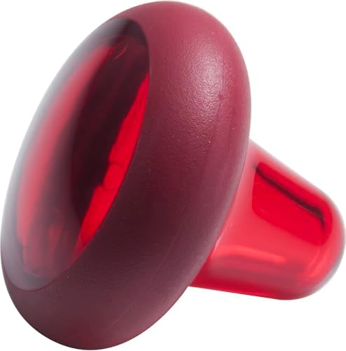 The Pressure Positive Co. Knobble II Handheld Massage Tool, Ruby Red by ThePressurePositiveCo