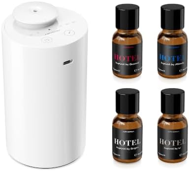 Airversa AN6 Waterless Essential Oil Diffuser Starter Kit, White by Airversa