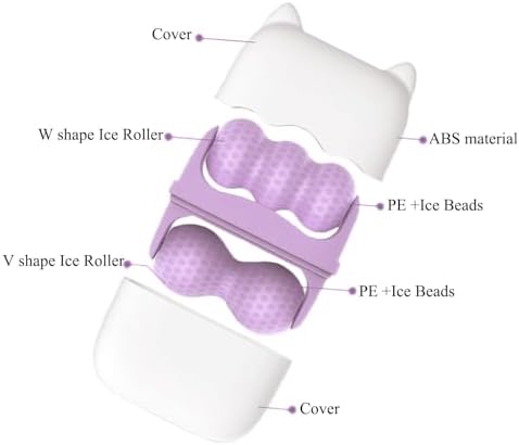 Ice Roller for Face and Eyes - 2 in 1 Cooling Facial Roller Skin Care Tool with Travel Case for Men Women - Image 7